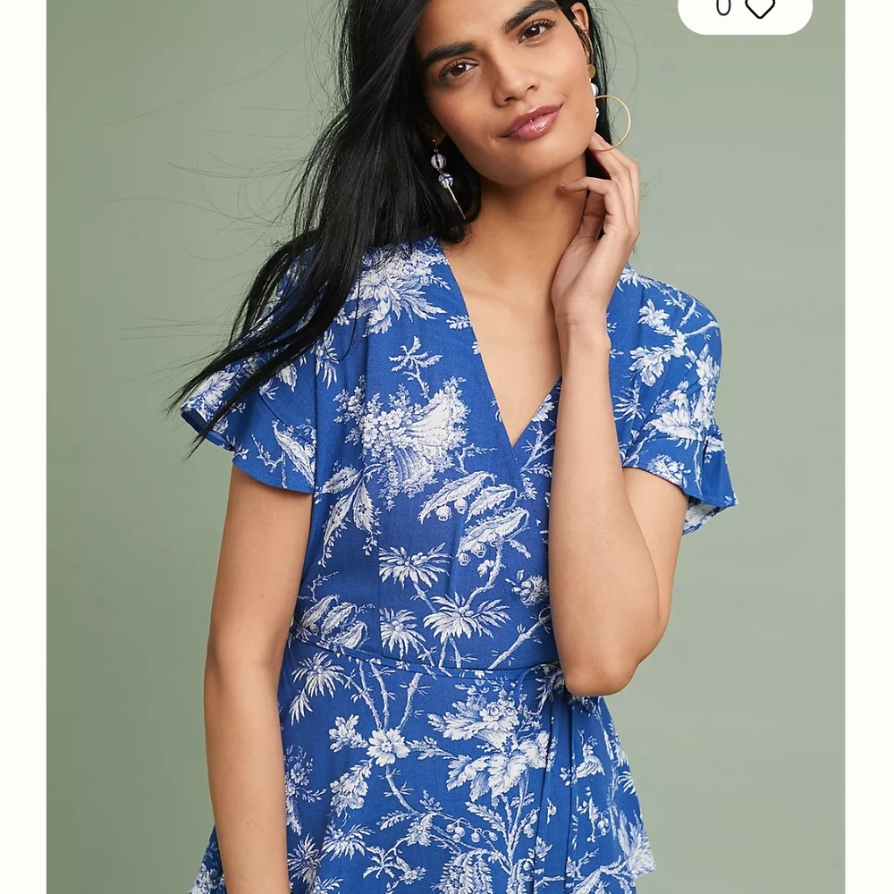 Maeve Anthropologie Clarita Wrap Top Size 6